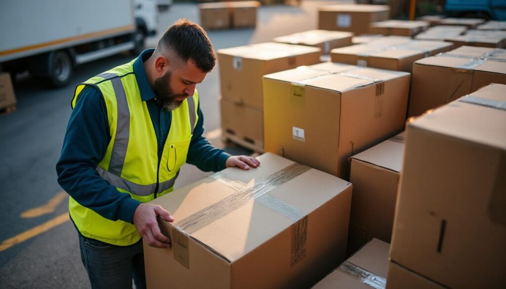 Sécurité des marchandises pendant l’acheminement en distribution expéditions