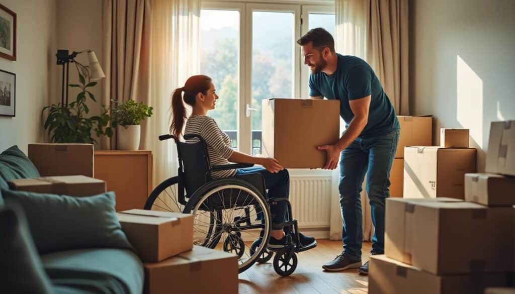 Aide au déménagement pour les personnes handicapées : guide complet