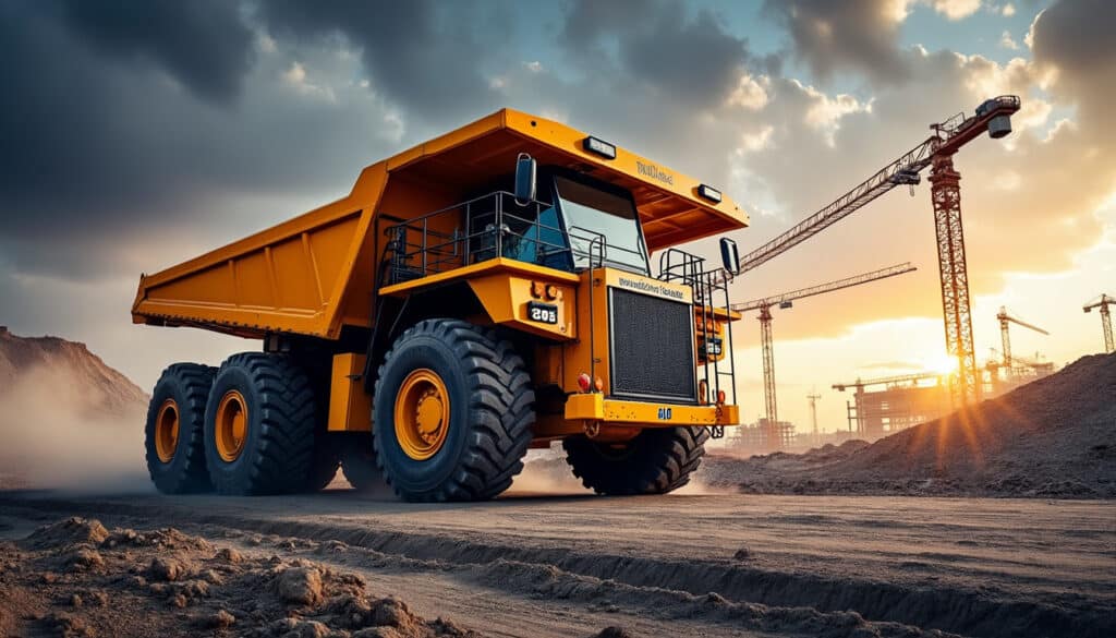 Camion 8x4 : robustesse et performance pour les chantiers exigeants
