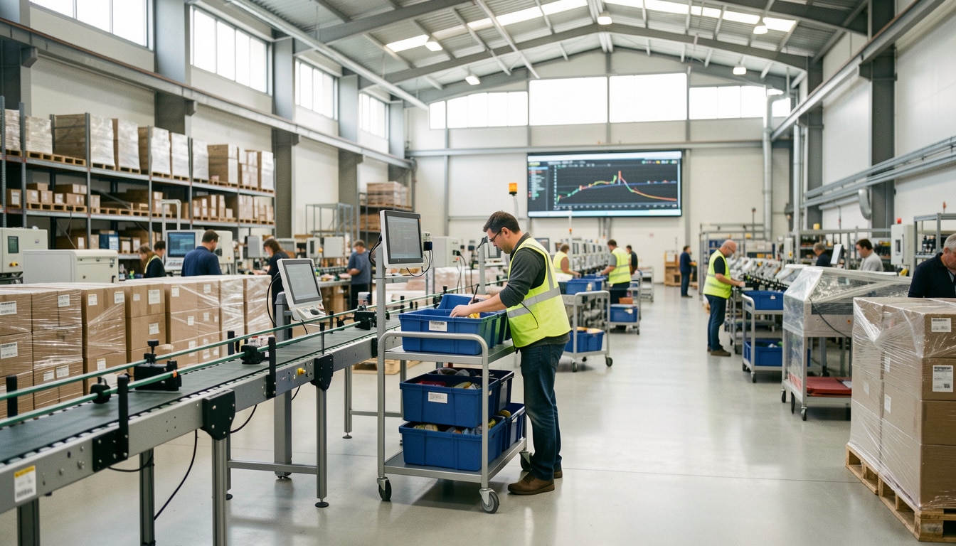 Logistique industrielle : optimiser les flux en atelier