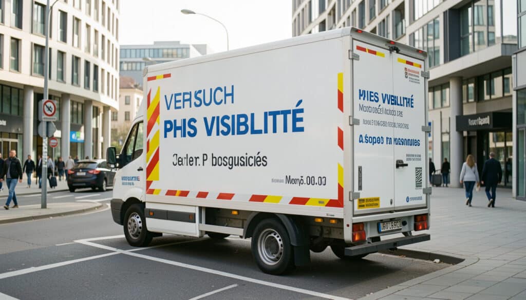 Publicité sur camion : formats, règles et visibilité