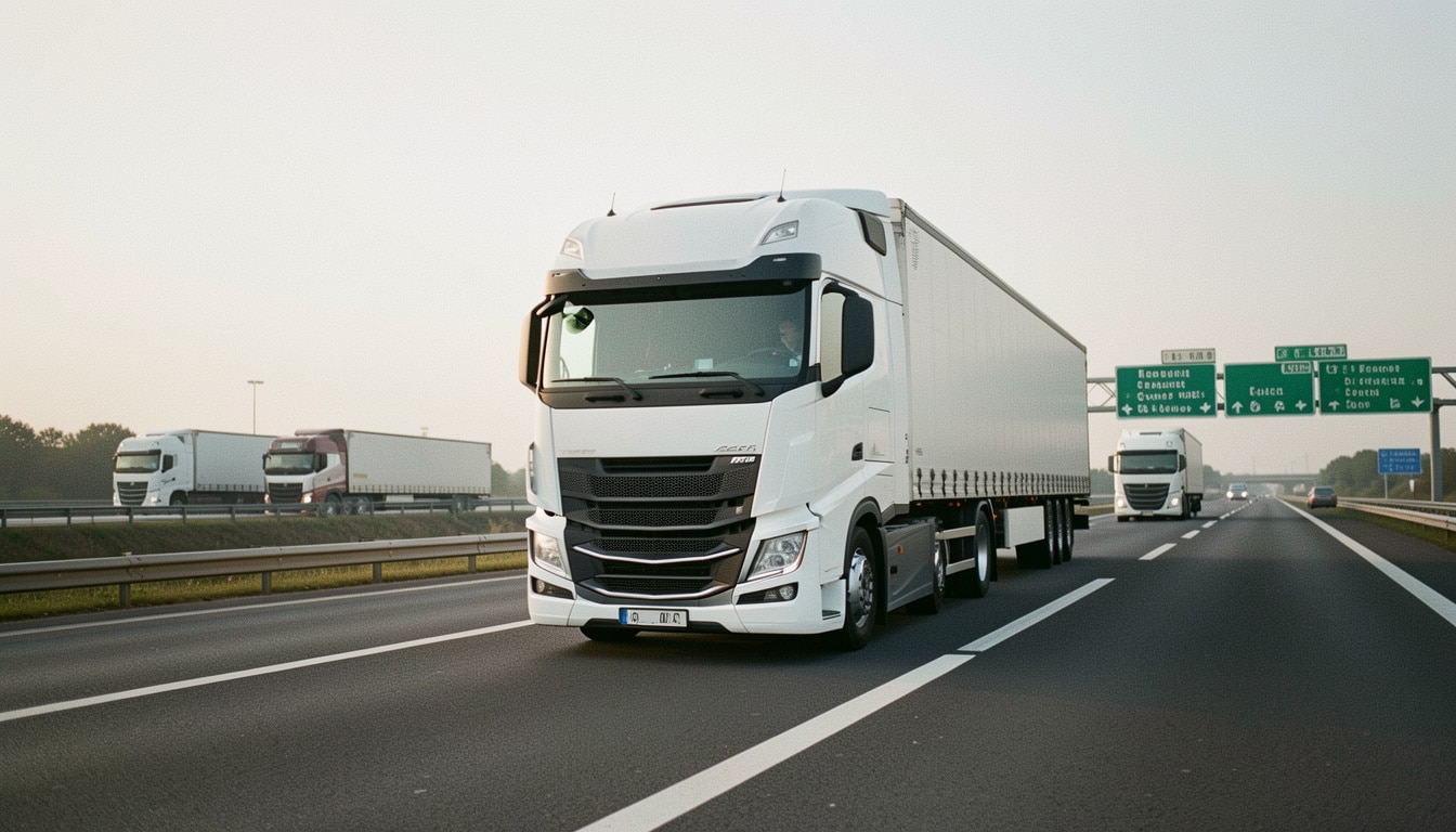 Le transport routier de marchandises entre villes