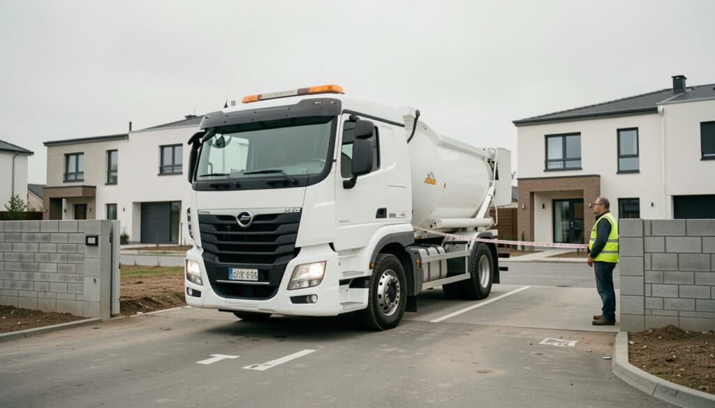 Largeur d’un camion toupie : dimensions et accès