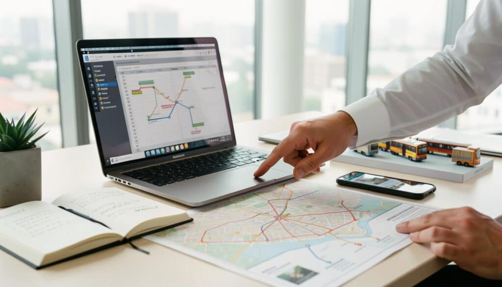 Planification des transports : méthodes et outils clés