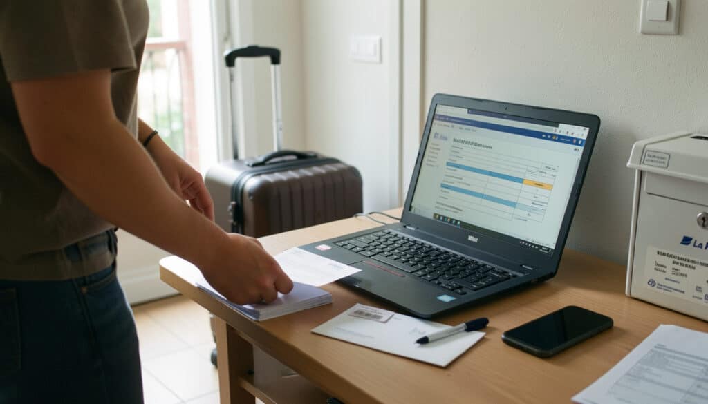 Réexpédition temporaire du courrier avec La Poste